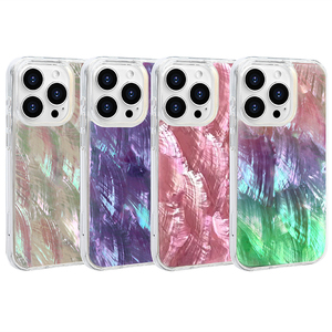 Vietao Sản phẩm mới ngọc trai trường hợp điện thoại cho Iphone 15 vỏ ngọc trai trường hợp điện thoại cho Iphone 15 Pro Max mẹ của ngọc trai tấm - Product Image 6