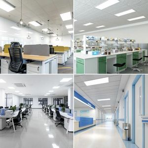 100Lm/<span class=keywords><strong>W</strong></span> <span class=keywords><strong>110Lm</strong></span>/<span class=keywords><strong>W</strong></span> 125lm/<span class=keywords><strong>W</strong></span> Dimmable thương mại vuông trần bề mặt gắn <span class=keywords><strong>LED</strong></span> Backlit Bảng điều chỉnh ánh sáng cho văn phòng - Product Image 6