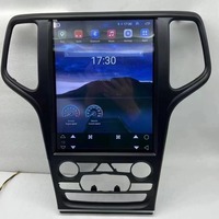 CARUPEZ Radio de Coche Android de 12.1 Pulgadas con GPS, Navegación, Cámara de Reversa y Android Auto para Jeep Grand Cherokee 2014-2022, Mantiene los Botones Originales
