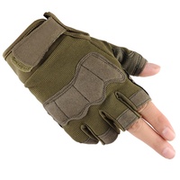 Gants pour hommes pour gym, haltérophilie, musculation, poignet ajustable, demi-doigts, nouveau style camouflage vert