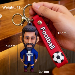 Llavero de Goma Duradero con la Mascota de la Copa Mundial de Fútbol 2026 y Regalos para Fanáticos, Venta al Por Mayor - Product Image 6