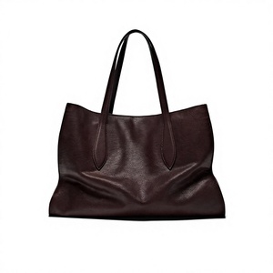 Unisex Luxury Genuine Leather Handbag Soft Handle Waterproof Portable Laptop Compartment-Fashionable Western Style Gift Idea - Product Image 4