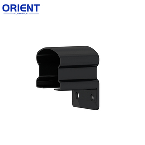 Barandilla de Aluminio con Recubrimiento en Polvo <span class=keywords><strong>para</strong></span> Exteriores, Diseño Tubular con Barandilla de Vidrio <span class=keywords><strong>para</strong></span> <span class=keywords><strong>Terraza</strong></span>, Precio Económico - Product Image 3