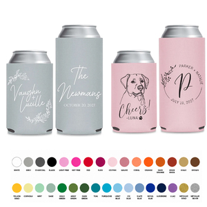 Funda <span class=keywords><strong>de</strong></span> Neopreno Personalizada con Logotipo para <span class=keywords><strong>Latas</strong></span> <span class=keywords><strong>de</strong></span> <span class=keywords><strong>Cerveza</strong></span> <span class=keywords><strong>de</strong></span> 12oz, Enfriador <span class=keywords><strong>de</strong></span> <span class=keywords><strong>Latas</strong></span> Portátil para Bodas - Product Image 1