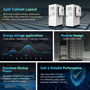 Voltanest ระบบจัดเก็บพลังงานแสงอาทิตย์แบบปรับแต่งได้ทั้งหมดในที่เดียว30KW 40kw 50kW 80kwh 112kwh แบตเตอรี่ LFP สำหรับอุตสาหกรรมเชิงพาณิชย์ MPPT VN - Product Image 4