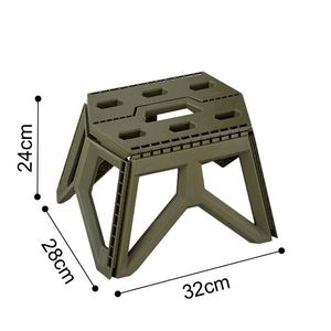 Chất Lượng Cao New Mát Thiết Kế Chịu Tải Vuông Phân Di Động Ngoài Trời Cắm Trại Nhà Bếp Phòng Khách Sử Dụng Nhựa Gấp Phân - Product Image 2