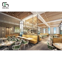 Approvisionnement d'usine hôtel restaurant meubles en bois table à manger et chaise ensemble taille