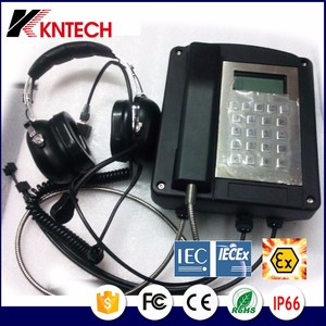 Interphone à tunnel <span class=keywords><strong>de</strong></span> flamme KNTECH, prix avantageux, intrinsèquement sûr, IP66, pour les zones difficiles en extérieur, les mines souterraines, les téléphones - Product Image 5