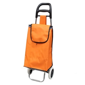Bolsa de transporte de poliéster multifuncional y ligera, carrito de compras plegable <span class=keywords><strong>con</strong></span> <span class=keywords><strong>ruedas</strong></span> para uso en el mercado del vino - Product Image 4