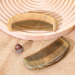 Mảnh khảnh Xử Lý Gỗ Lược Tóc Phong Cách Mới Thân Thiện Với Môi Tạo Kiểu Tóc Và Detangling Lược Cho Tất Cả Các Loại Tóc Bán Buôn - Product Image 6