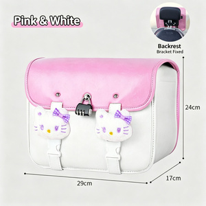 Borsa Posteriore Impermeabile per Bici Elettrica, Borsa da Moto, Borsa Appendibile Grande Capacità, Organizer Universale per Caricabatterie - Product Image 2