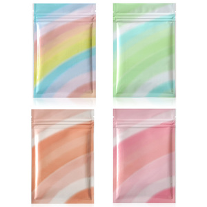 Sacs en Mylar refermables, pochettes multicolores, scellables, à 3 côtés, anti-odeurs, pour emballage d'aliments, en Stock et personnalisés - Product Image 5