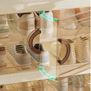 Armoire <span class=keywords><strong>à</strong></span> <span class=keywords><strong>chaussures</strong></span> pliable transparente visible, pratique, installation gratuite - Product Image 6