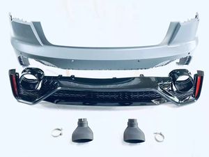 Pièces automobiles de bonne qualité <span class=keywords><strong>Audi</strong></span> <span class=keywords><strong>A6</strong></span> 2019-2020 Mise à niveau vers le pare-chocs avant RS6 avec calandre Lèvres de pare-chocs arrière - Product Image 2