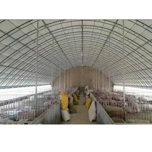 Abri pour bétail en acier préfabriqué, abri pour vaches, porcherie préfabriquée, poulailler, enclos pour moutons - Vente en gros usine - Product Image 2