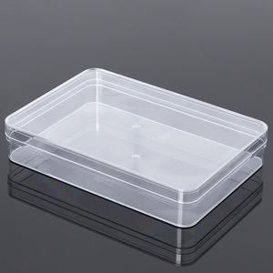 SUNSHING Flat Clear Acrylic Container with Lid Transparent Plastic Candy Box for Food Snack Biscuit <b>Sweet</b> Nuts <b>Packaging</b> Storage - Product Image 6