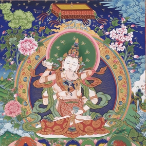 ภาพพิมพ์ดิจิทัลความละเอียดสูงบนผ้าใบแบบดั้งเดิม ภาพเหมือนภาพวาดพระพุทธรูปยาบยัมจากชุดภาพพิมพ์พระพุทธศาสนาในพิพิธภัณฑ์ - Product Image 3