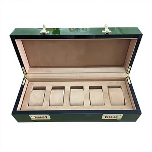High Quality Elegant Heritage Luxury Designer <b>Watches</b> Customized Logo 5-slot Wooden <b>Watch</b> <b>case</b> for Brand <b>Watches</b> - Product Image 2