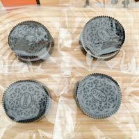 Nouveau Design Noir Simulation TPR Squishy Anti-Stress Balle Taba Squeeze Jouets pour Garçons Filles Âgés De 5 7 Cadeau Parfait Pour La Fête