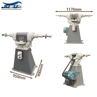 Ponceuse à bande verticale en acier inoxydable, corps en fonte, pour ponçage de surfaces métalliques plates et courbes, moteur double tête, multifonctionnelle, 4 kW, 450 kg