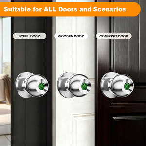 Serrures de porte électroniques intelligentes d'empreintes digitales Offre Spéciale boule de bouton intelligente pour les données de nuage de porte en aluminium nouvelle technologie système en bois - Product Image 3