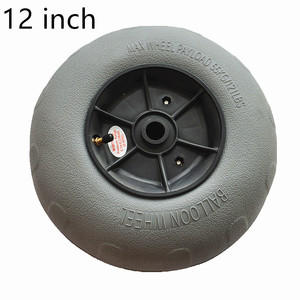Roues de <span class=keywords><strong>ballon</strong></span> gonflable en PU pour la pêche, expédition gratuite de haute qualité, grande, 16 ", pour Surf de plage, <span class=keywords><strong>remorque</strong></span> de chariot - Product Image 6