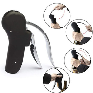 Vertikaler Hebel-Flaschenöffner aus Metall für Weinflaschen, Anpassbares Geschenkset, Korkenzieher, Robustes Umweltfreundliches Wein-Zubehör-Set - Product Image 5