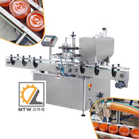 Machine de remplissage automatique de confiture et de purée de tomates à haute température MTW