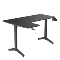 Bureau d'ordinateur Wquantum en promotion, bureau de jeu, table d'ordinateur de bureau, table d'angle en forme de L