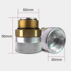 Tuyau de distributeur de carburant pivotant à 360 degrés de 6/1 pouce / buse à huile, joint universel avec connecteur universel de carburant pratique - Product Image 1