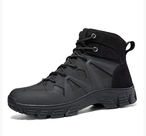 Bottes tactiques DF 304 pour hommes adultes, bottes de désert mi-hautes, vert, noir, kaki, chaussures de sport d'entraînement mi-montantes, chaussures de randonnée - Product Image 1