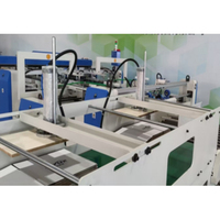 Machine de collage et de couture de boîtes en carton entièrement automatique avec alimentation par aspiration, colleuse AB pour l'industrie de l'emballage