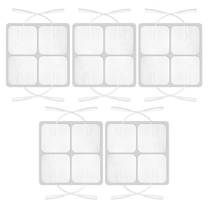 แผ่นอิเล็กโทรด 50x50 มม. ผ้าไม่ทอ แผ่นนวดบำบัดพร้อมสายไฟ 20 ชิ้นต่อแพ็ค - Product Image 3