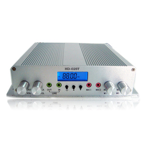 Émetteur <span class=keywords><strong>radio</strong></span> <span class=keywords><strong>FM</strong></span> stéréo PLL 15W/25W, <span class=keywords><strong>station</strong></span> de diffusion 88MHz-108MHz, amplificateur audio à 2 entrées micro pour la maison, l'école et l'église - Product Image 1