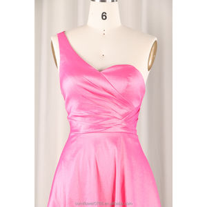 玫瑰红外贸正式女装套装吊带无背设计婚礼宴会晚礼服 - Product Image 5