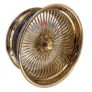 크롬 스포크 철사 합금 바퀴 5/6 구멍 차 변죽 바퀴 백색 색깔 20 22 24 26 인치 - Product Image 4