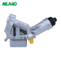 NiLAND - Carcasa de Filtro de Aceite de Motor de Alta Calidad, Enfriador de Aceite de Aluminio 11428596283-L1 para BMW B48