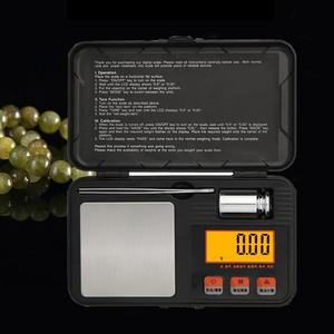 Precisa bilancia digitale in acciaio inossidabile per monete d'oro gioiello tascabile strumento di misurazione del peso 0.01g precisione alimentato a batteria Max 500g - Product Image 6