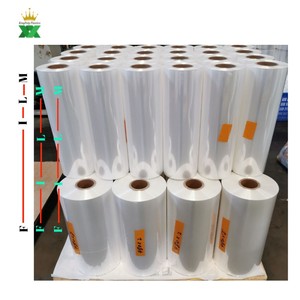 Rollo de <span class=keywords><strong>película</strong></span> termorretráctil transparente POF/PVC-Envoltura retráctil de plástico de primera calidad para embalaje de alimentos y productos (tamaños personalizados disponibles) - Product Image 2