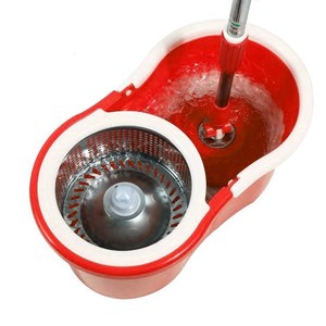 Có Thể Tháo Rời Ly Tâm Xoay Quay Ma Thuật Lau 360 Sợi Nhỏ Làm Sạch Cơn Lốc Xoáy Quay Xô Lau Với Thép Không Gỉ Wringer - Product Image 2