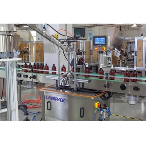 Machine de remplissage automatique pour liquides (boissons, produits chimiques, crèmes, gels douche, savons liquides pour <span class=keywords><strong>vaisselle</strong></span>) en verre - Product Image 5