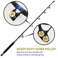 Canne à pêche Big Game H Power Bent Butt pour la pêche au thon en pêche à la traîne, équipement spécialisé pour la pêche en eau profonde