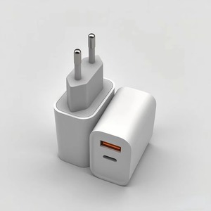 20W PD 3.0 Dual Port <b>USB</b> Wall Charger <b>USB</b> A Type <b>C</b> Fast Charging <b>Adapter</b> for Mobile Phone Tablet Laptop - Product Image 6