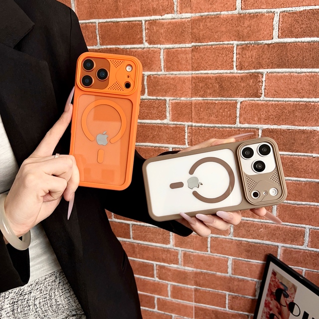 Hard Transparent Acrylic Magnetic Shockproof Luxury Phone Case Factory for 17 Pro Max 16 15 14 Air Plus Design