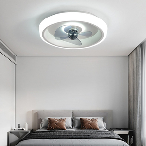 Ventilateur de Plafond LED Moderne avec Télécommande Intelligente Silencieux Invisible pour Chambre et Salon Lumière Chaude pour Enfants - Product Image 5