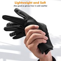 Gants personnalisés pour homme, légers, en polyester, pour l'hiver, le sport, la course à pied, la protection en plein air, avec écran tactile