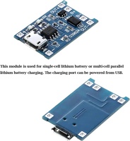 10 Piezas de Placa de Carga para Batería de Litio 18650 de 5V 1A, Módulo de Carga TP4056 Mini/Micro USB Tipo C con Protección, Fabricación OEM en China