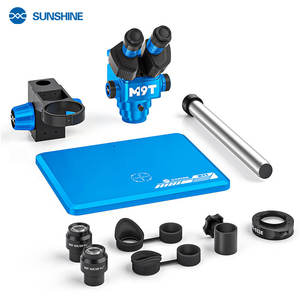 <span class=keywords><strong>SUNSHINE</strong></span> M9T三眼顕微鏡6-45X ZOOM 350mmコラム付きPCBトレーニングおよび電子修理用 - Product Image 5