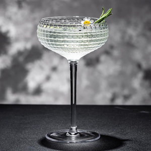 Copa de Champán de Cristal con Relieve de Cuadrícula Vintage, Copa de Cóctel de Boca Ancha, Platillo para <span class=keywords><strong>Martini</strong></span>, para Bodas, Bares y Fiestas - Product Image 5