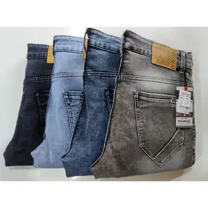 Hoge Kwaliteit Heren Draag Denim Jeans Comfortabele Avondmaal Stretch Mannen Broek Blauwe Jeans Met Een Concurrerende Prijs